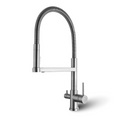 Wasserhahn  5 Wege Edelstahl Spiralfeder Brause