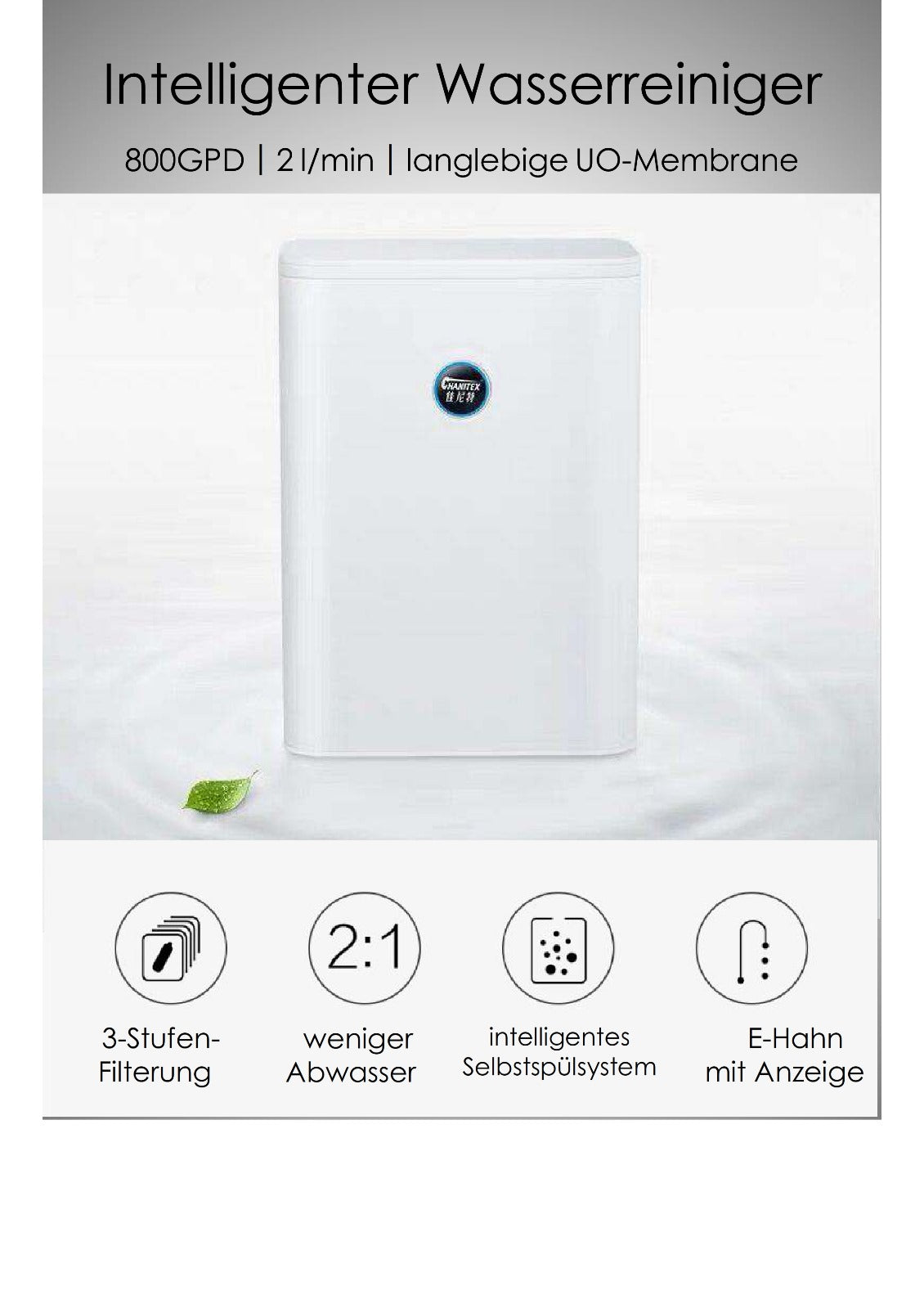 Smiths R800-TE1 Umkehrosmoseanlage – 800 GPD (Abverkauf)